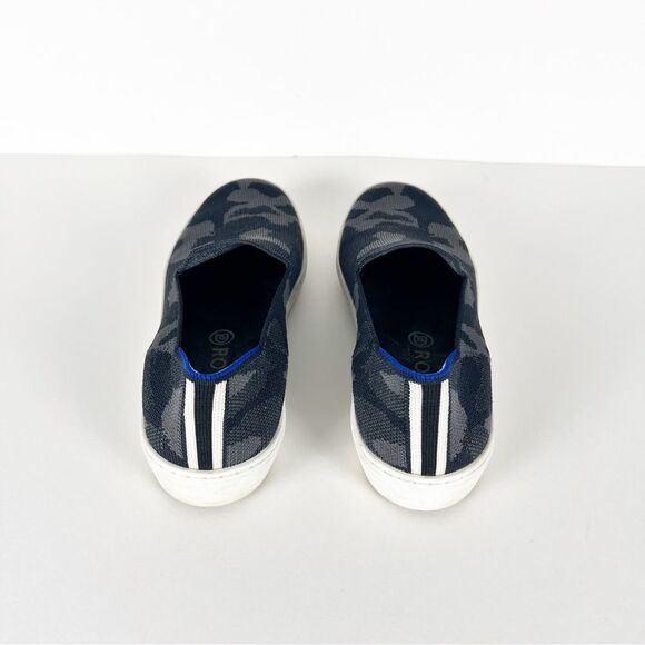 Rothy's The Sneaker Original Slip On Sneaker in Gray Camo Size 8 - Picture 4 of 9